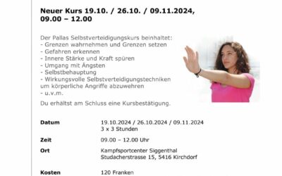 Selbstverteidigungskurs für Frauen